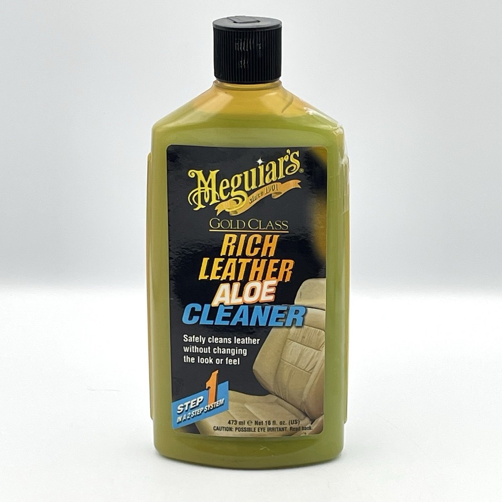 Meguiar's Gold Class Rich Leather Aloe Cleaner 16 oz New Sealed G-11016